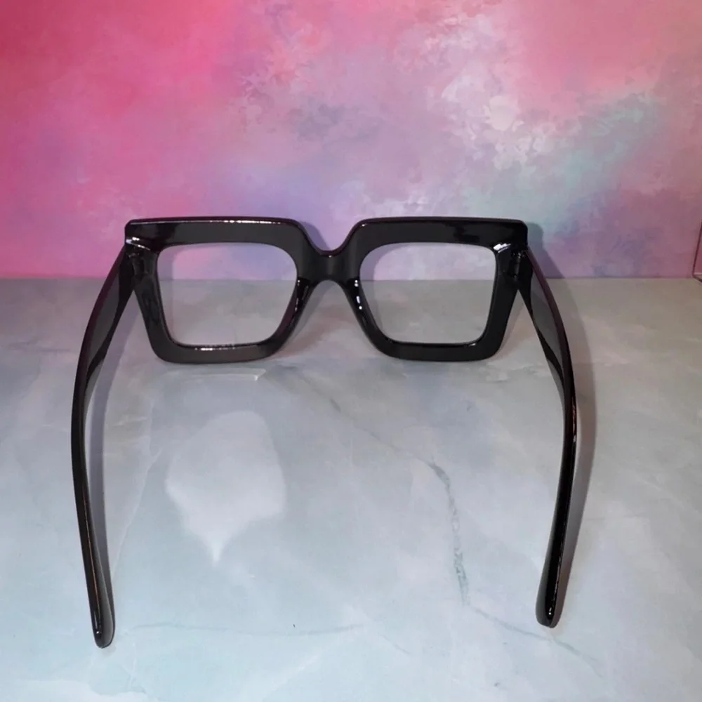 Black Square Biz Fashion Glasses